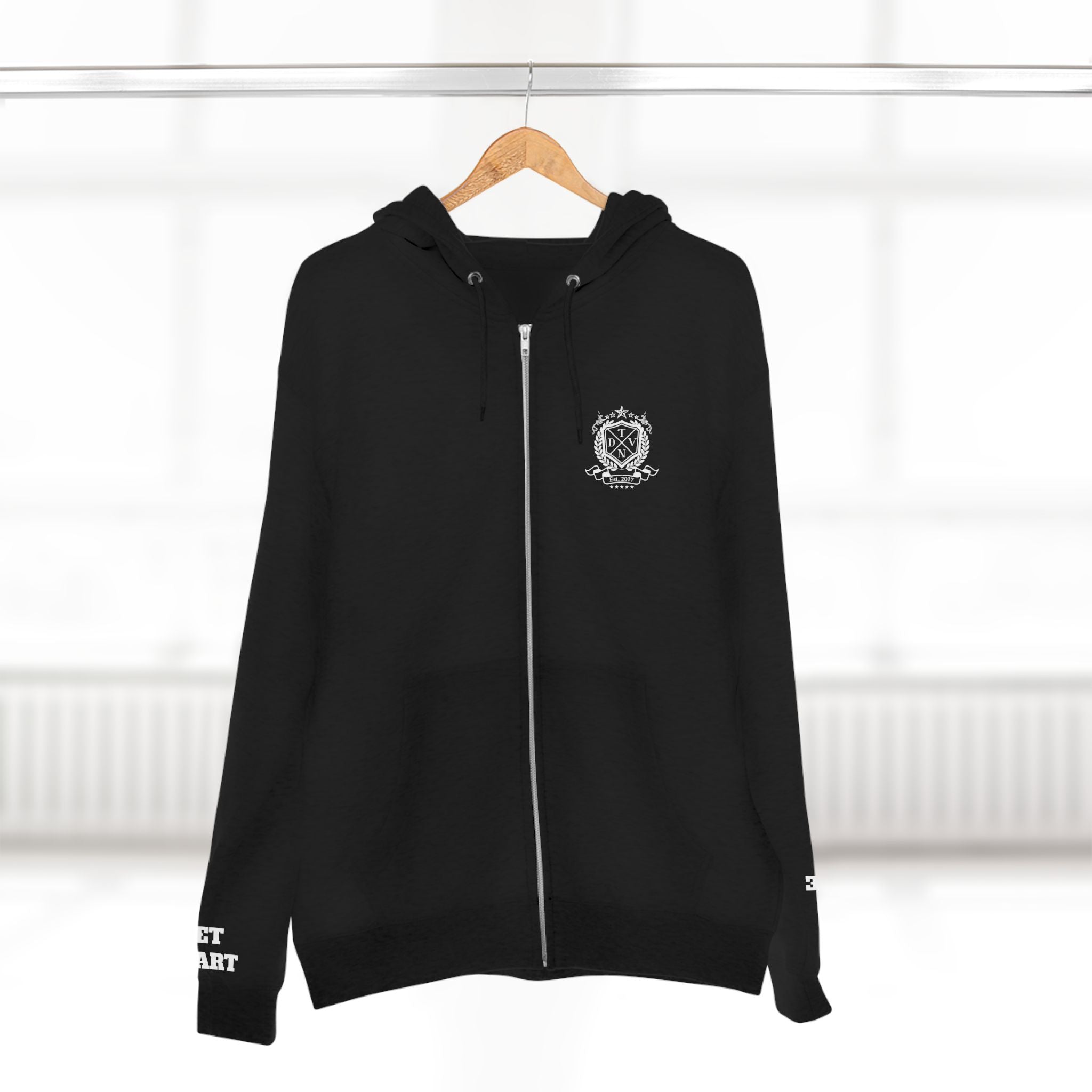 Legacy. Discipline. Excellence. - The TDVN Brand Zip Hoodie