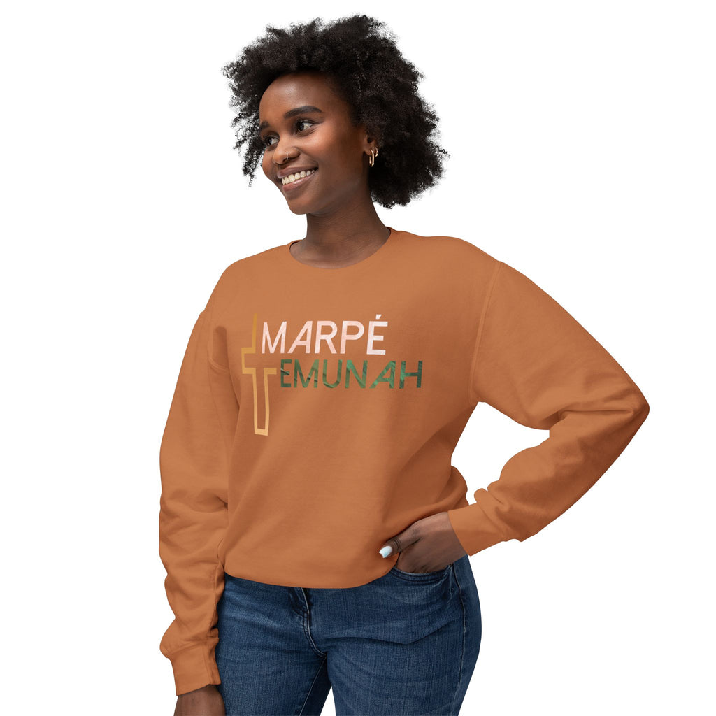 Marpé Emunah — Divine Alignment Crewneck