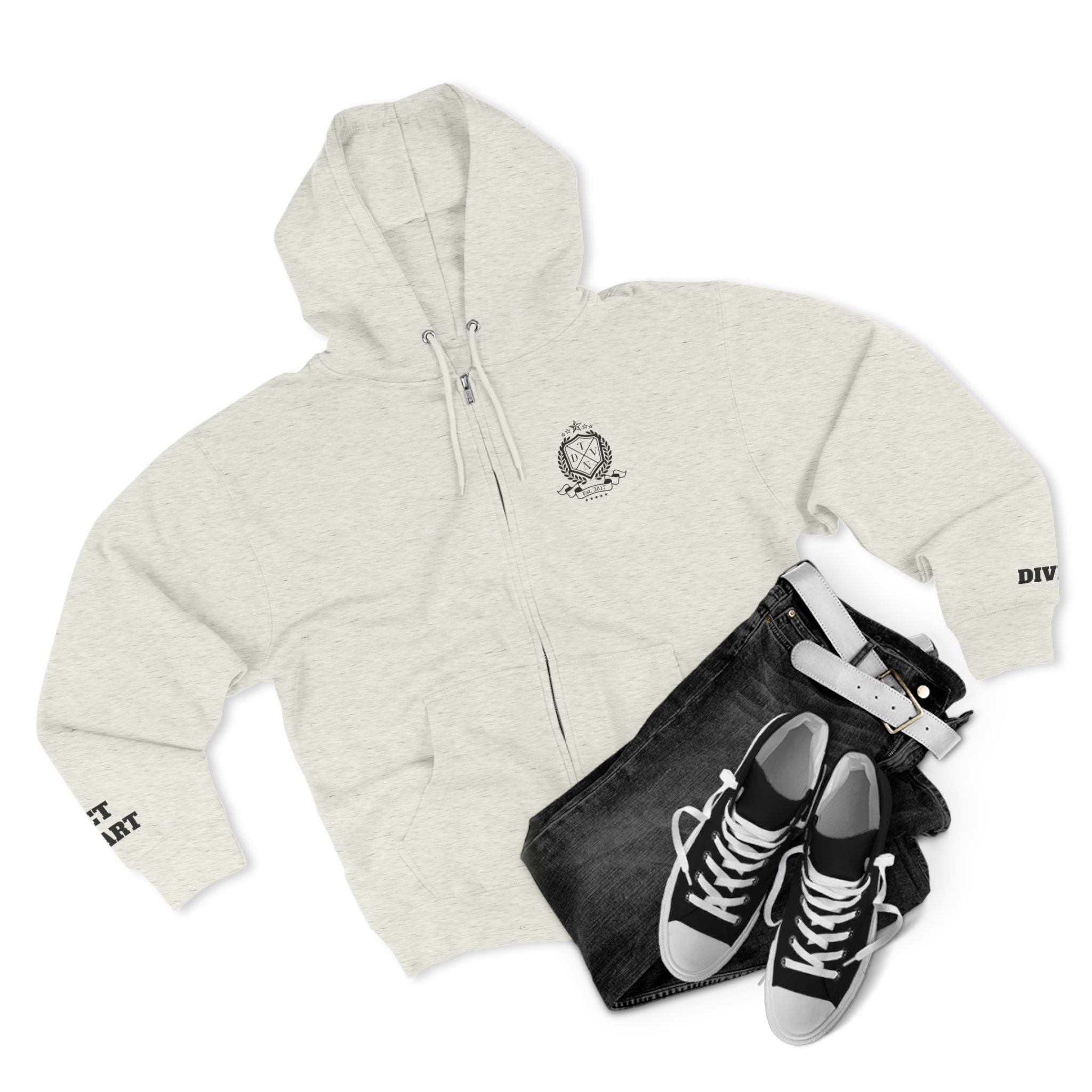 Legacy. Discipline. Excellence. - The TDVN Brand Zip Hoodie