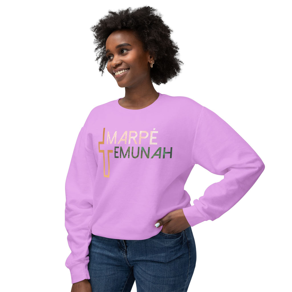 Marpé Emunah — Divine Alignment Crewneck