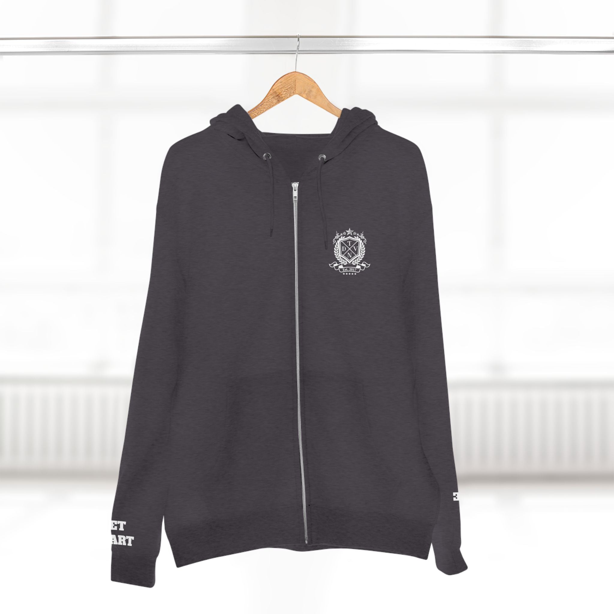 Legacy. Discipline. Excellence. - The TDVN Brand Zip Hoodie