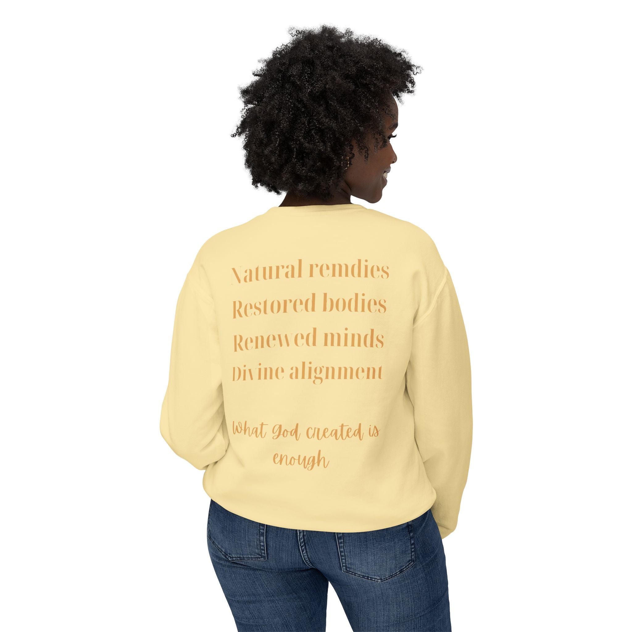 Marpé Emunah — Divine Alignment Crewneck