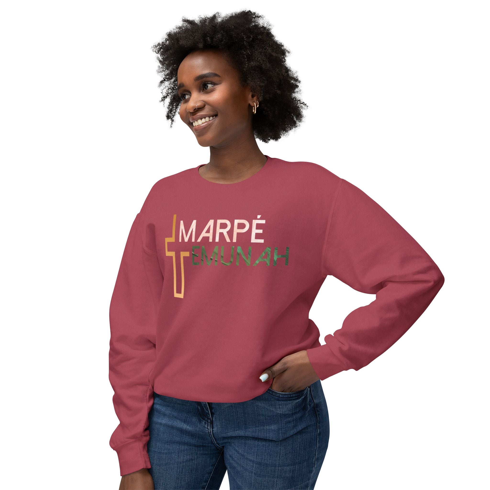 Marpé Emunah — Divine Alignment Crewneck