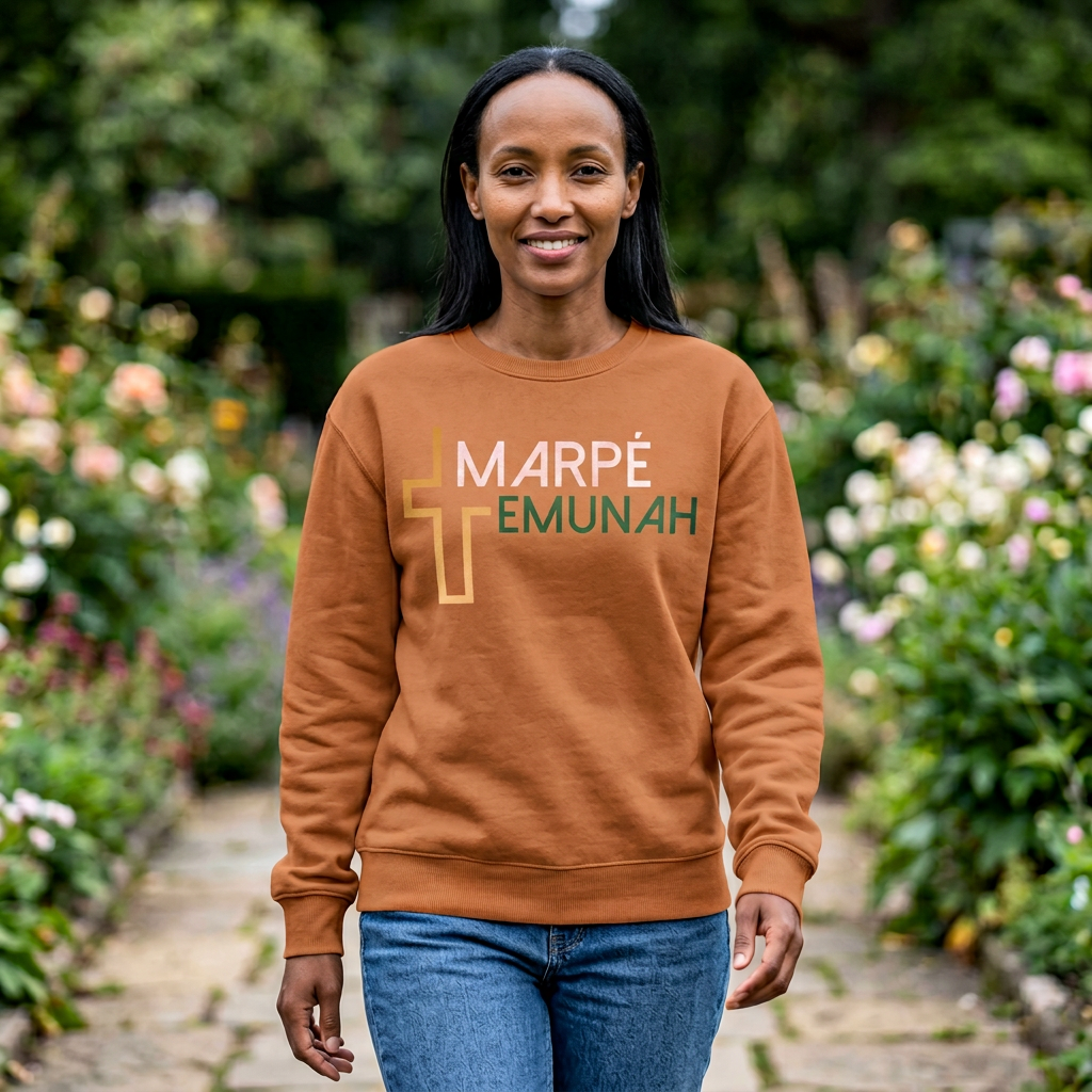 Marpé Emunah — Divine Alignment Crewneck