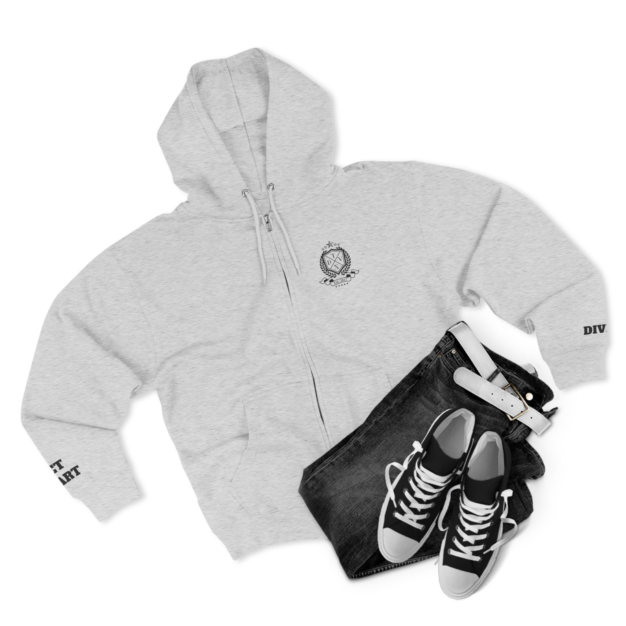 Legacy. Discipline. Excellence. - The TDVN Brand Zip Hoodie
