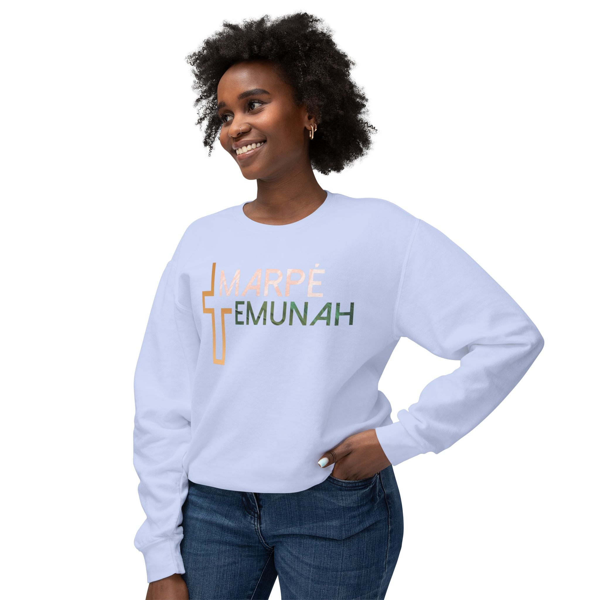 Marpé Emunah — Divine Alignment Crewneck
