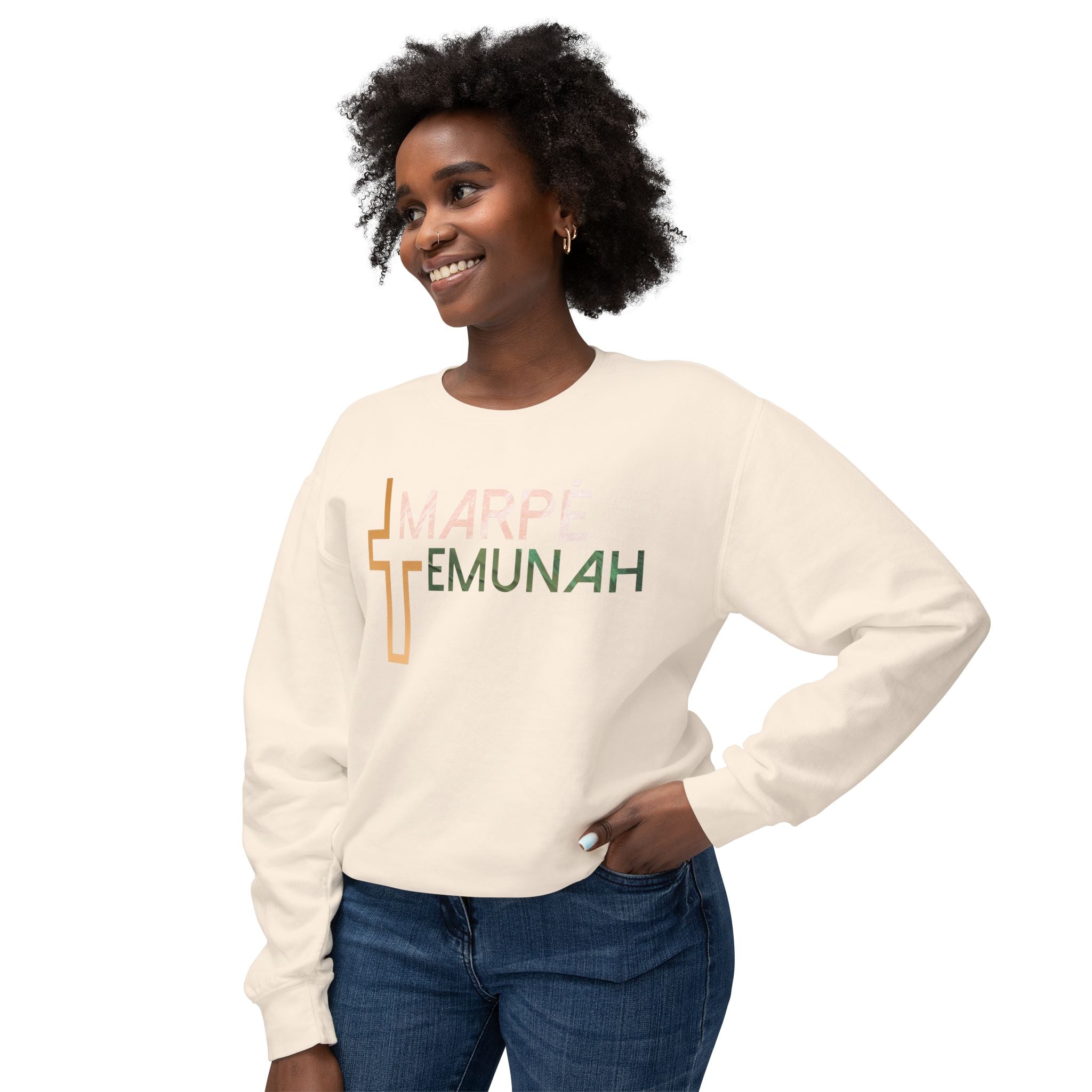 Marpé Emunah — Divine Alignment Crewneck