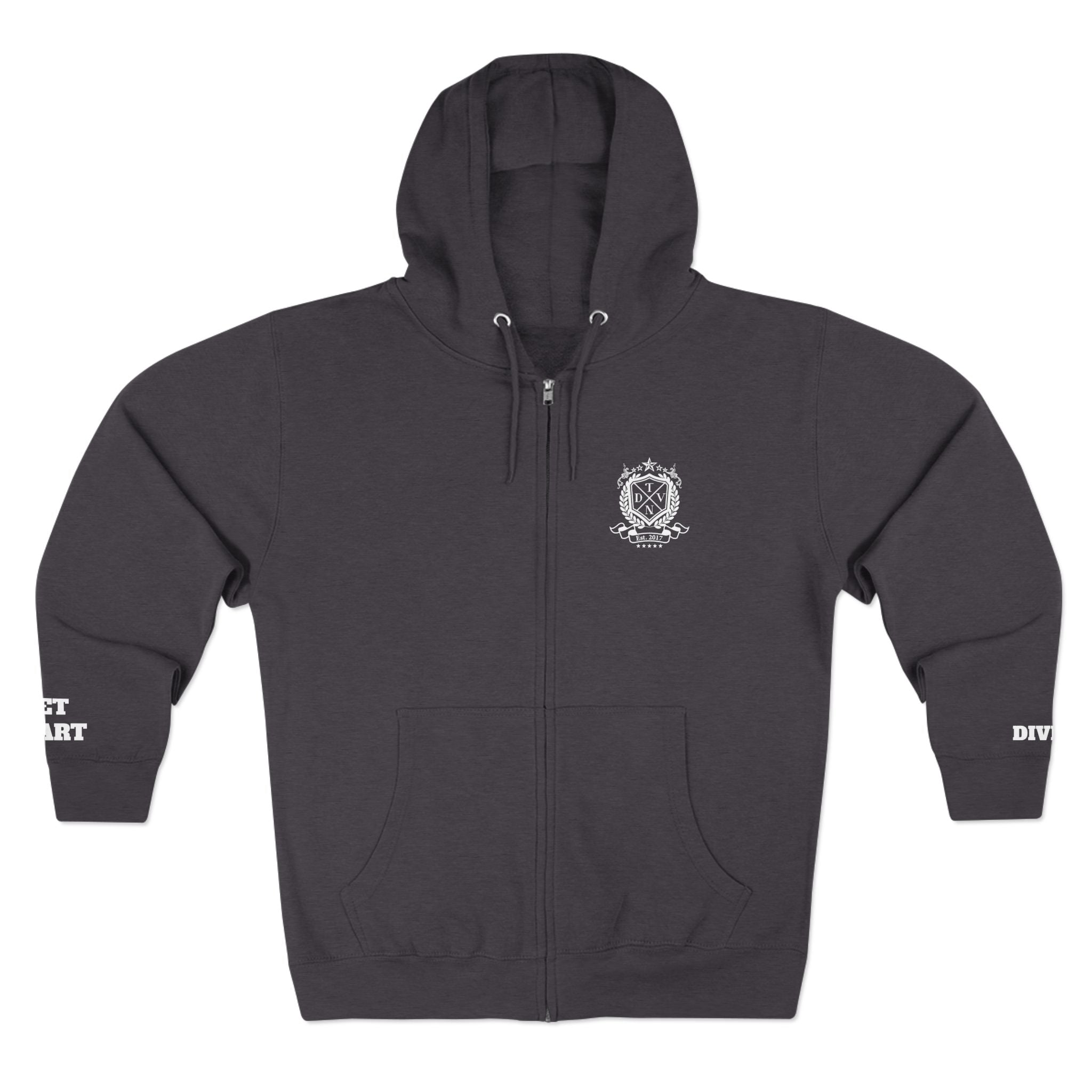Legacy. Discipline. Excellence. - The TDVN Brand Zip Hoodie