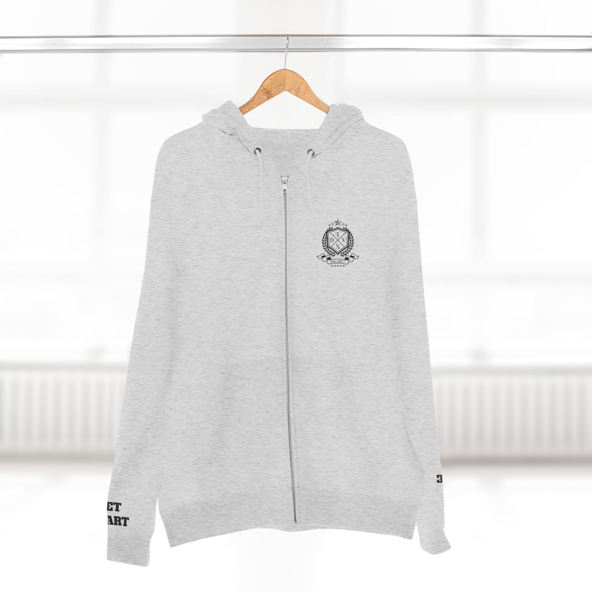 Legacy. Discipline. Excellence. - The TDVN Brand Zip Hoodie