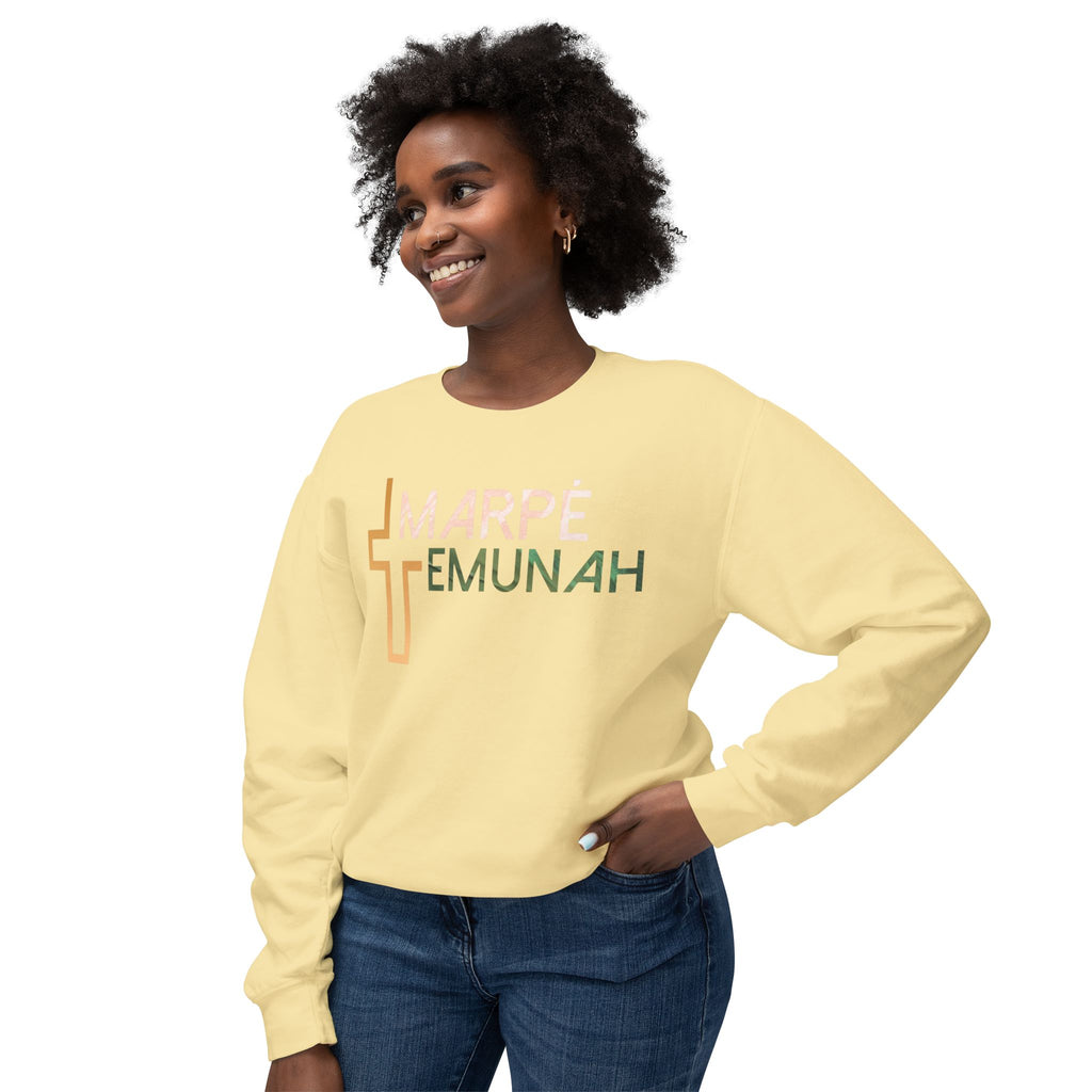 Marpé Emunah — Divine Alignment Crewneck